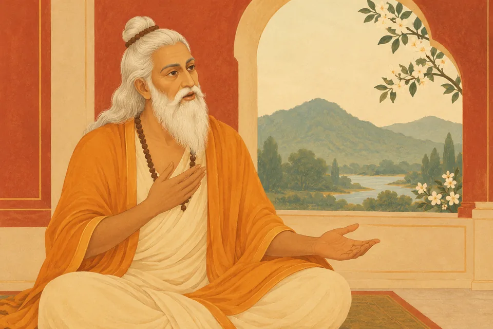 Vasishtha tells Dasharatha he will speak the children’s names according to his understanding.