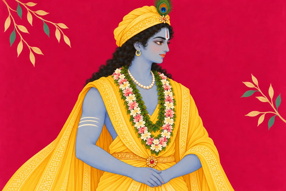 Rama’s beauty is shown as the townspeople hurry to see the four princely guests.