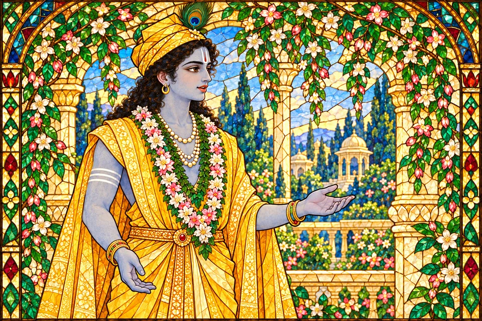 Rama responds calmly after seeing the assembly’s fear and knowing Sita’s concern.
