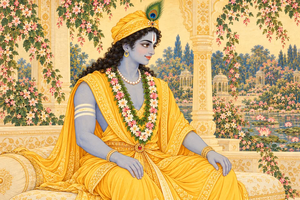 Rama's beautiful face draws respectful love and joy from all who behold him.