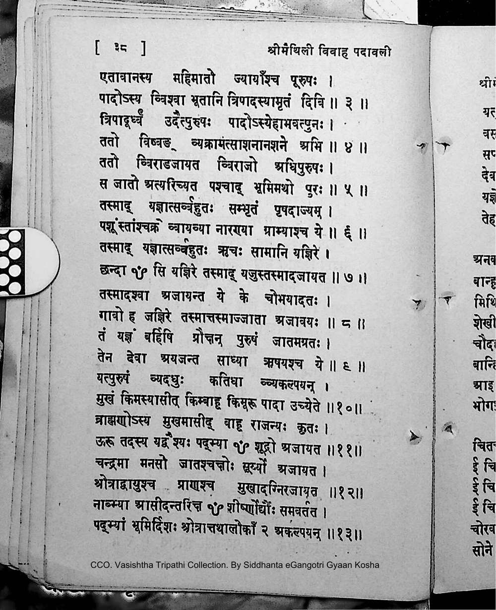 Facsimile of source page 52 from Sri Maithili Vivaha Padavali